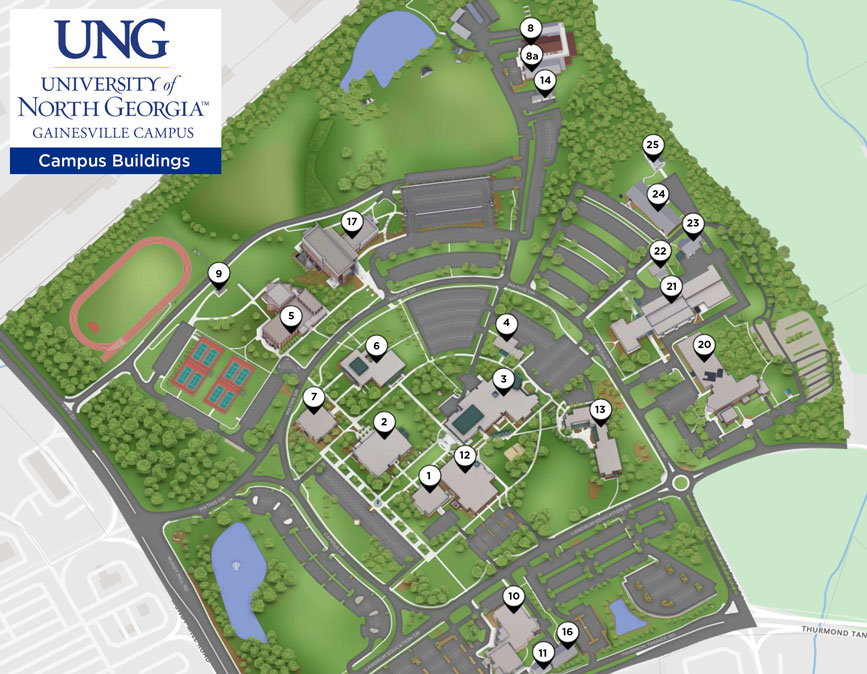 Gainesville Campus Map