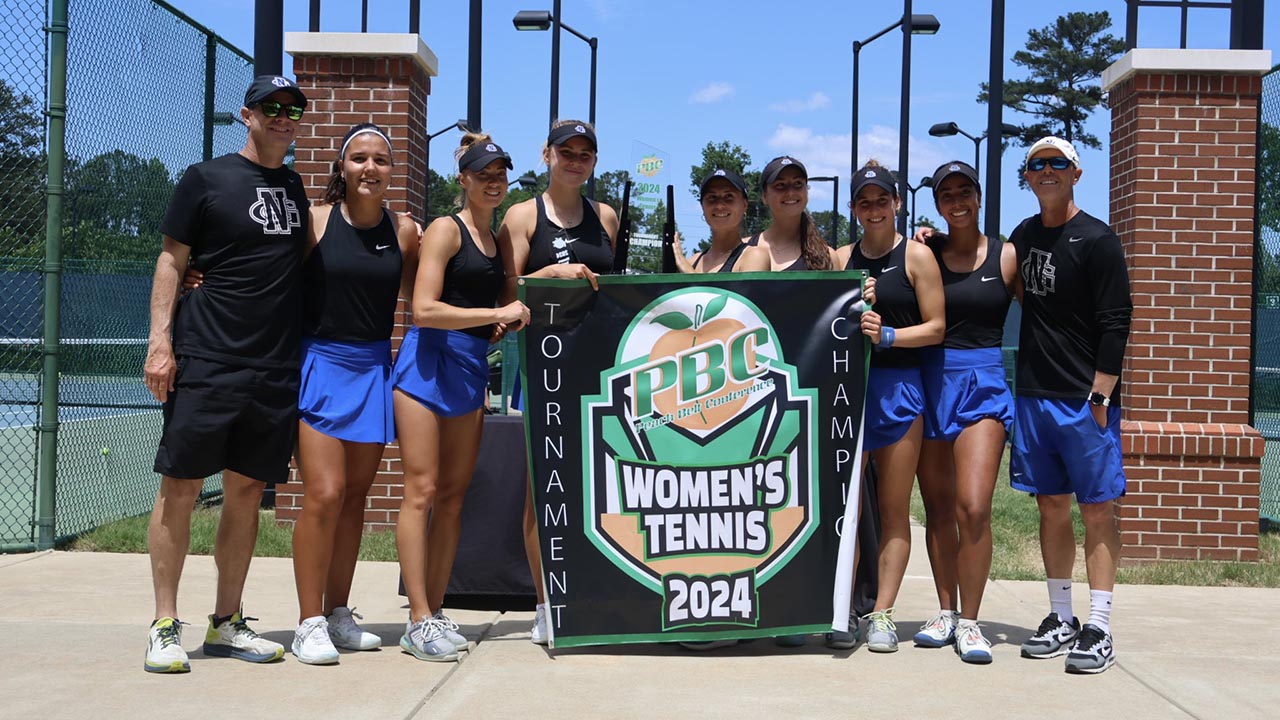 The UNG women's tennis team earned its first Peach Belt Conference tournament title in program history.