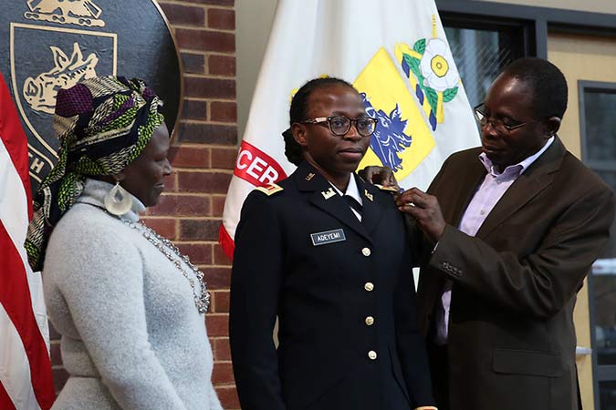 student commissioning into US Army