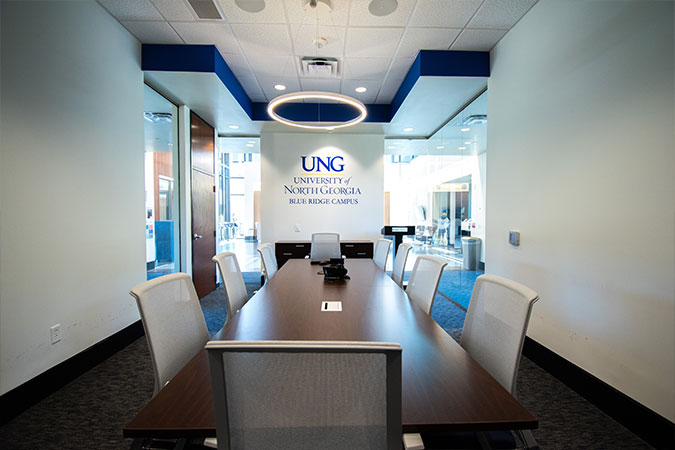 view of the blue ridge conference room