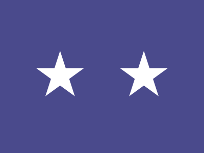 two-star air force general flag