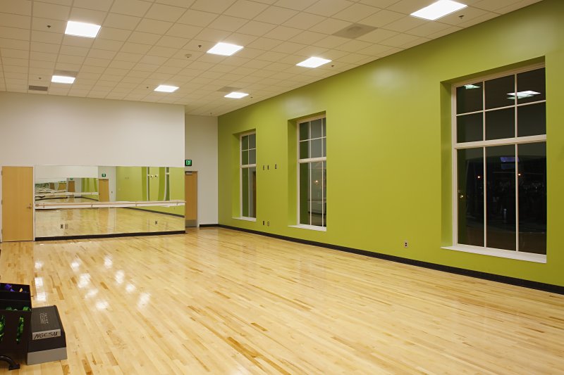 Dahlonega's recreation center group exercise room