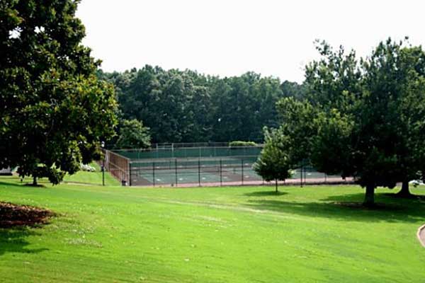 tennis courts