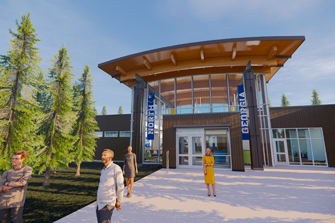 Rendering of the under-construction Blue Ridge Campus