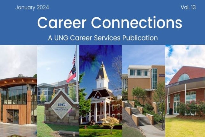 Cover of Jan 2024 Career Connections Newsletter
