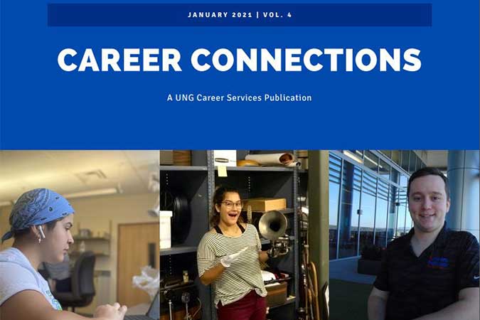 Cover of  January 2021 Career Connections Newsletter