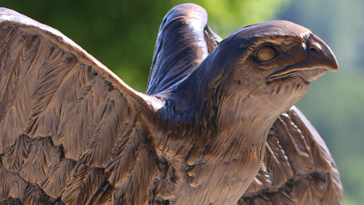 UNG Nighthawk Bronze Statue