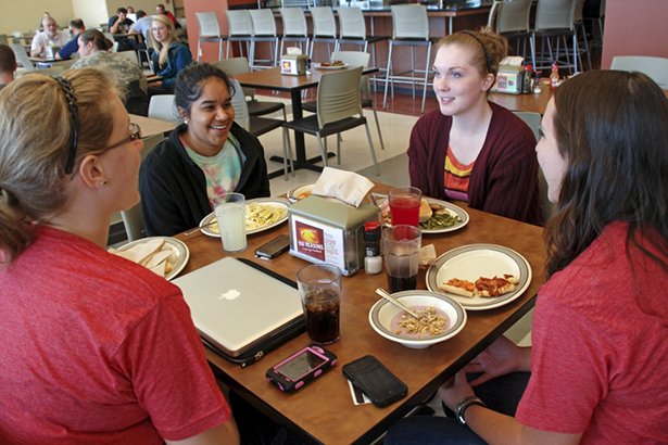 Dining hall on Dahlonega campus - inside
