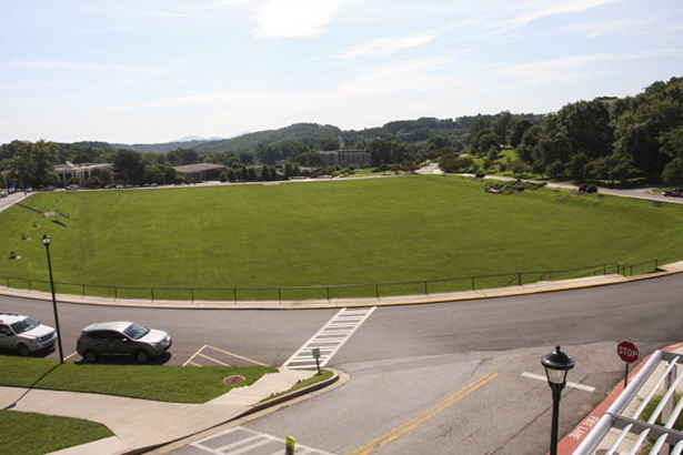 Drill field on Dahlonega campus