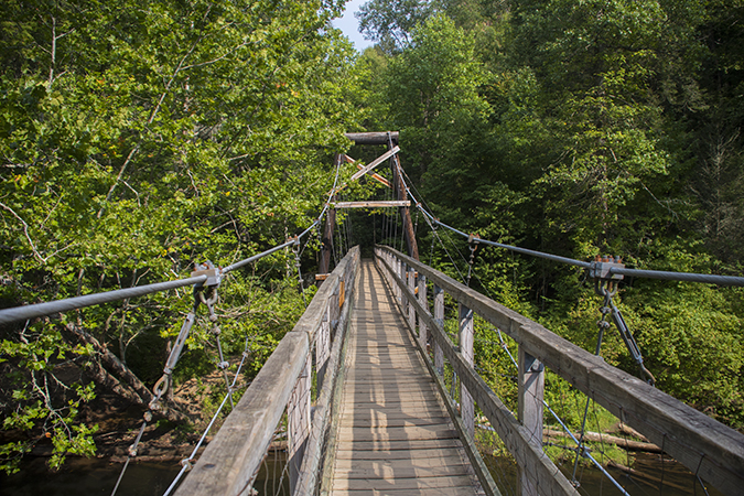 A bridge near the Blue Ridge Campus