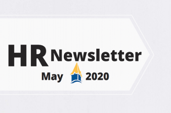 Cover of the May 2020 newsletter