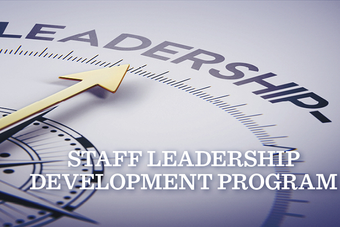 Staff Leadership Development Program - compass pointing toward the word - Leadership