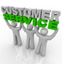 picture displaying customer service