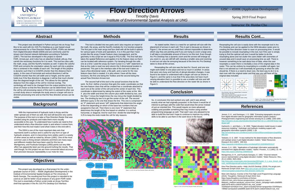 picture of flow direction arrow presentation