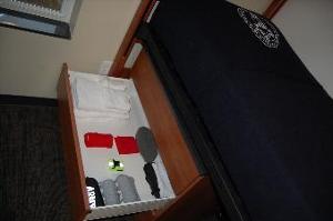 Cadet residence drawer layout