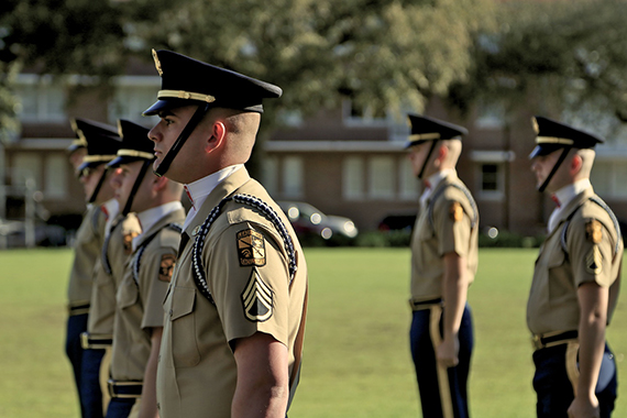 Blue Ridge Rifles Cadets in uniform