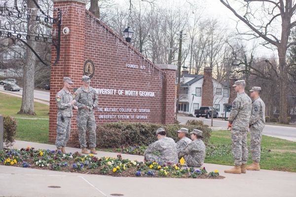 cadet recruits learn about traditions