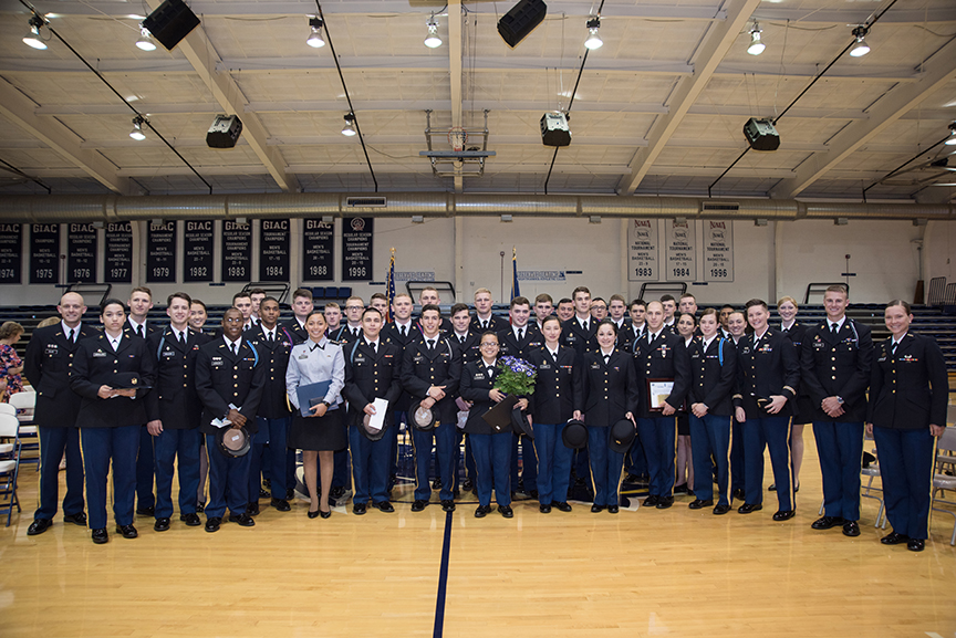 Awards ceremony recognizes 60plus UNG cadets