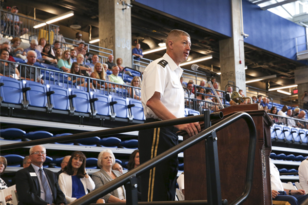 Distinguished Military Students guest speaker 2018