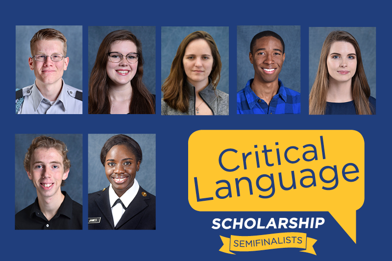 Seven students selected as Critical Language Scholarship semifinalists
