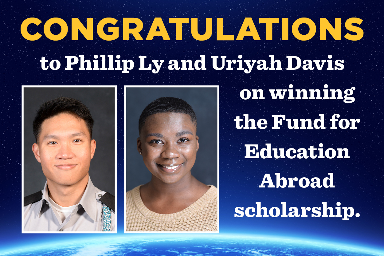 Two students win Fund for Education Abroad scholarship