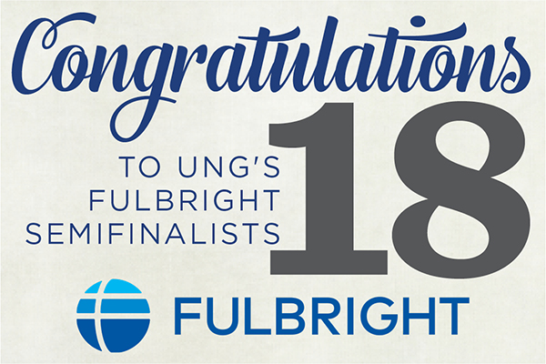 Fulbright selects 18 semifinalists from UNG