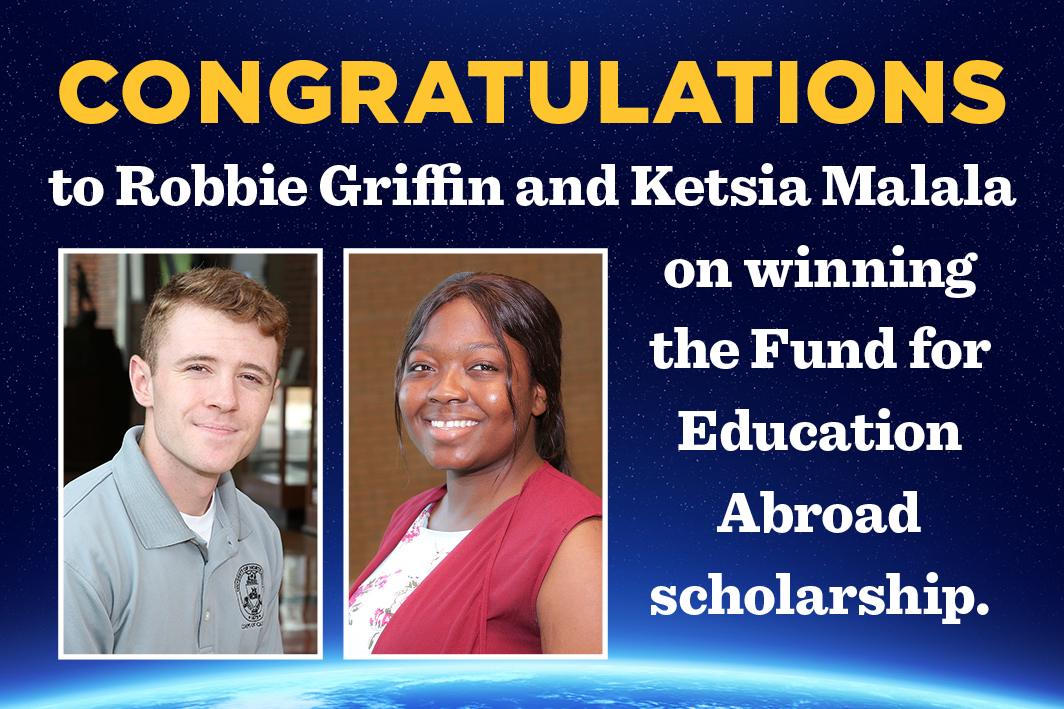 Freshman and junior win Fund for Education Abroad scholarships