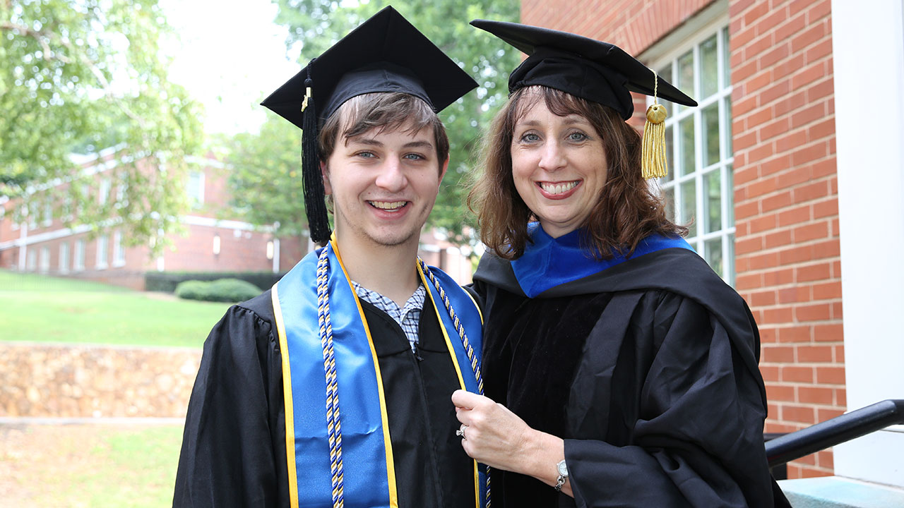 Dr. Lori Furbush and son Drew Furbush