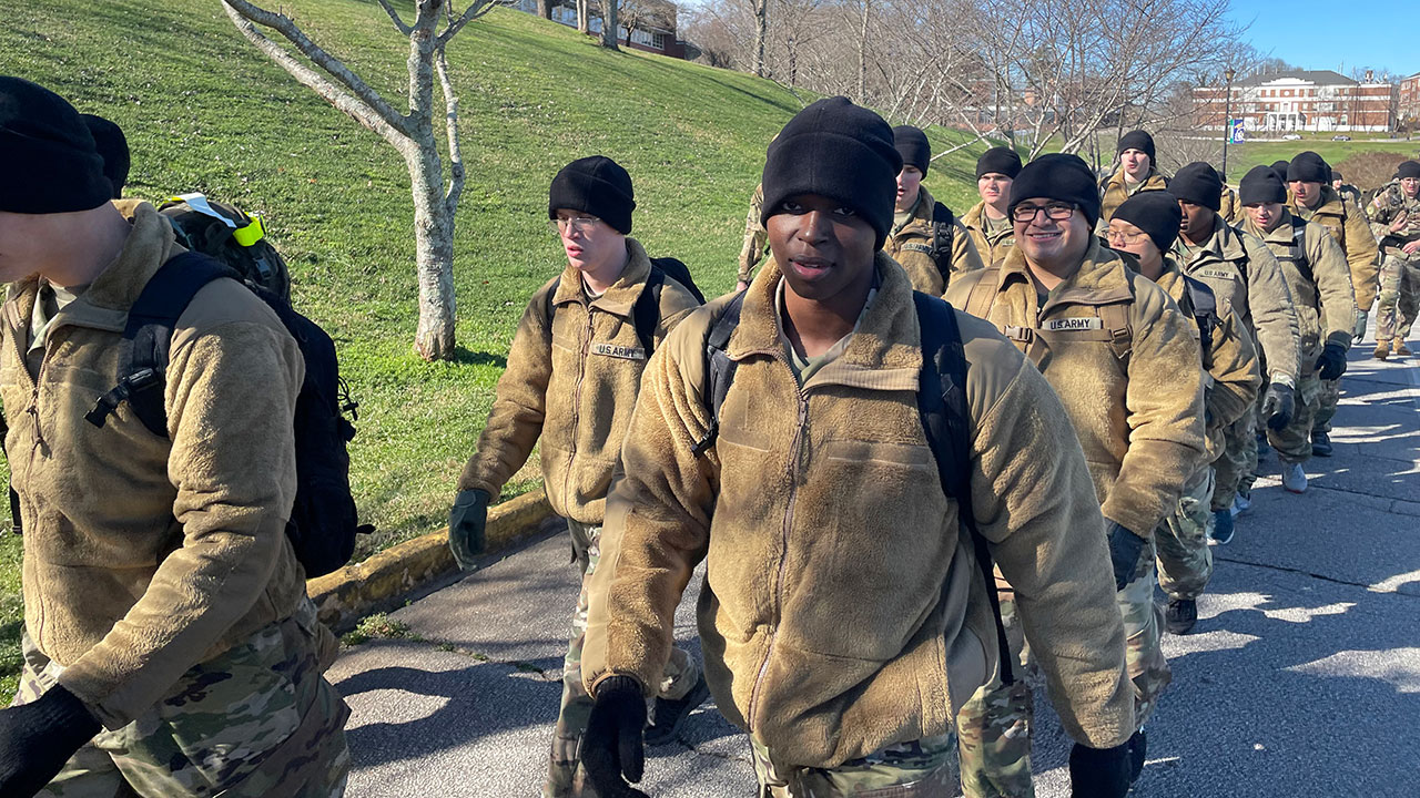 Cadets begin leadership journey with FROG Week