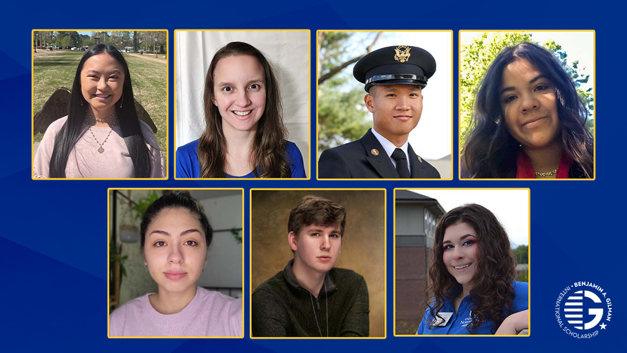 Seven selected for Gilman Scholarships