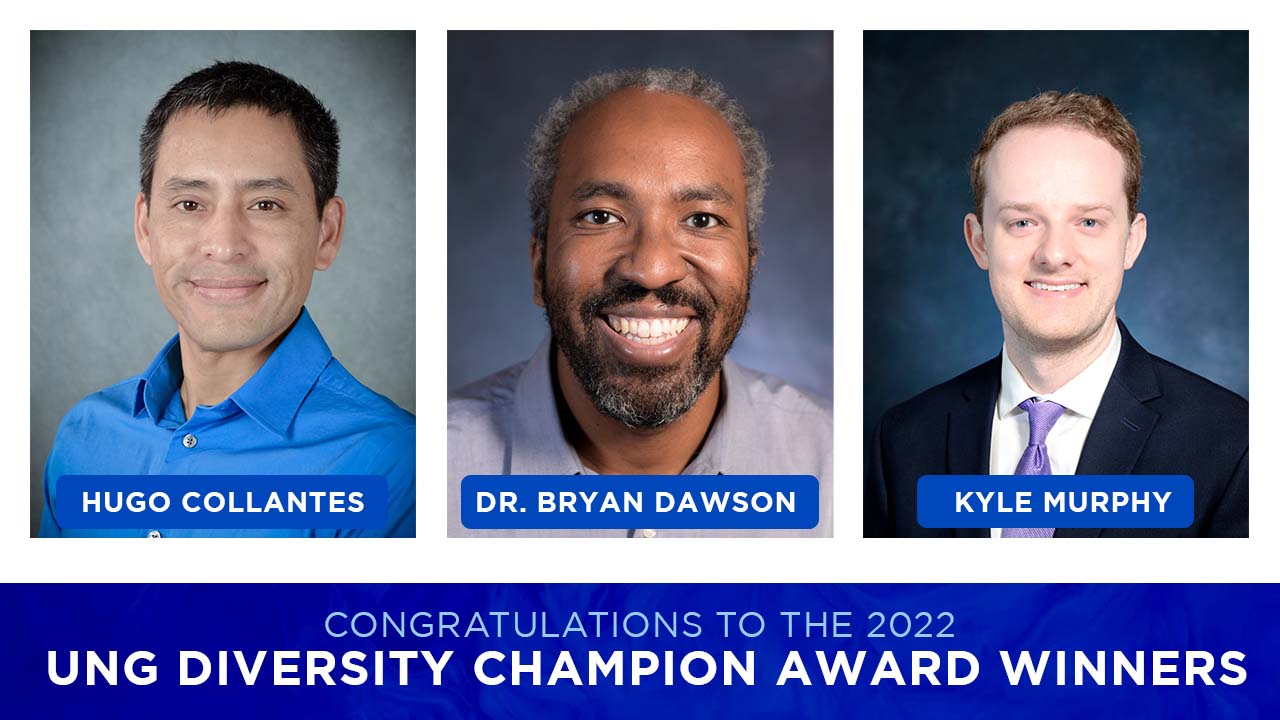 Three honored as Diversity Champions