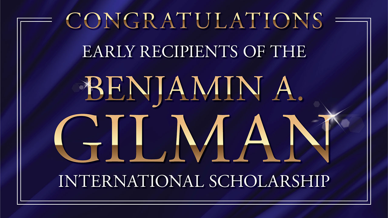 Nine selected for Gilman Scholarships