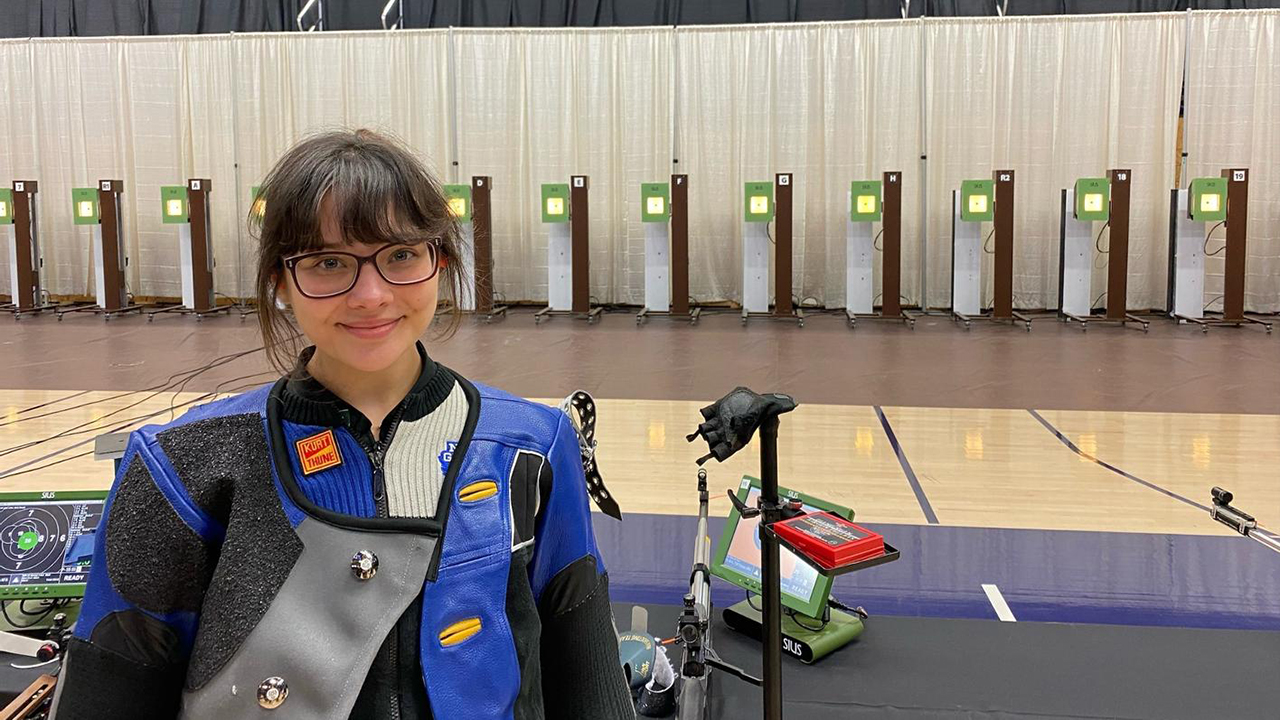Walter finishes fifth nationally in air rifle