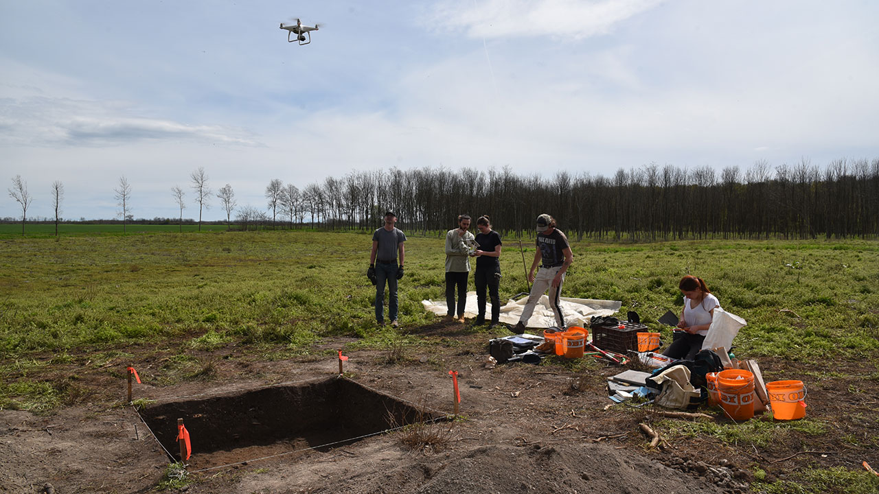 Faculty member, students dig in Hungary