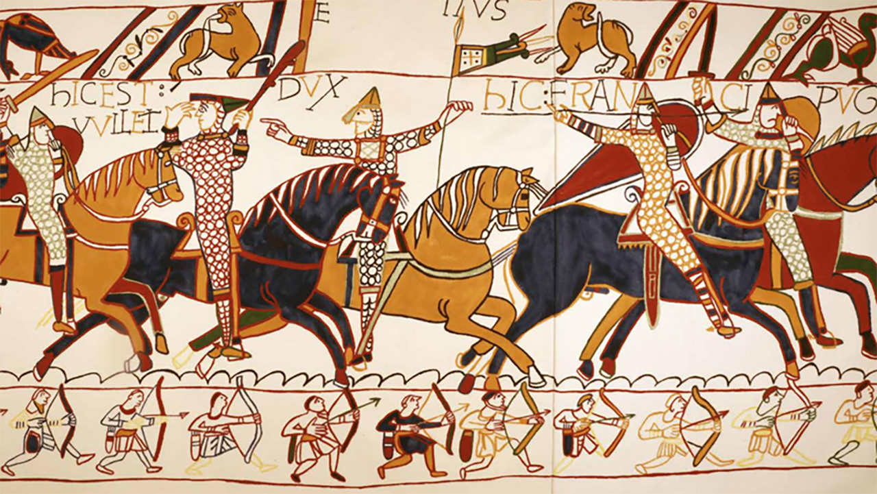 Bayeux Tapestry replica on campus in September