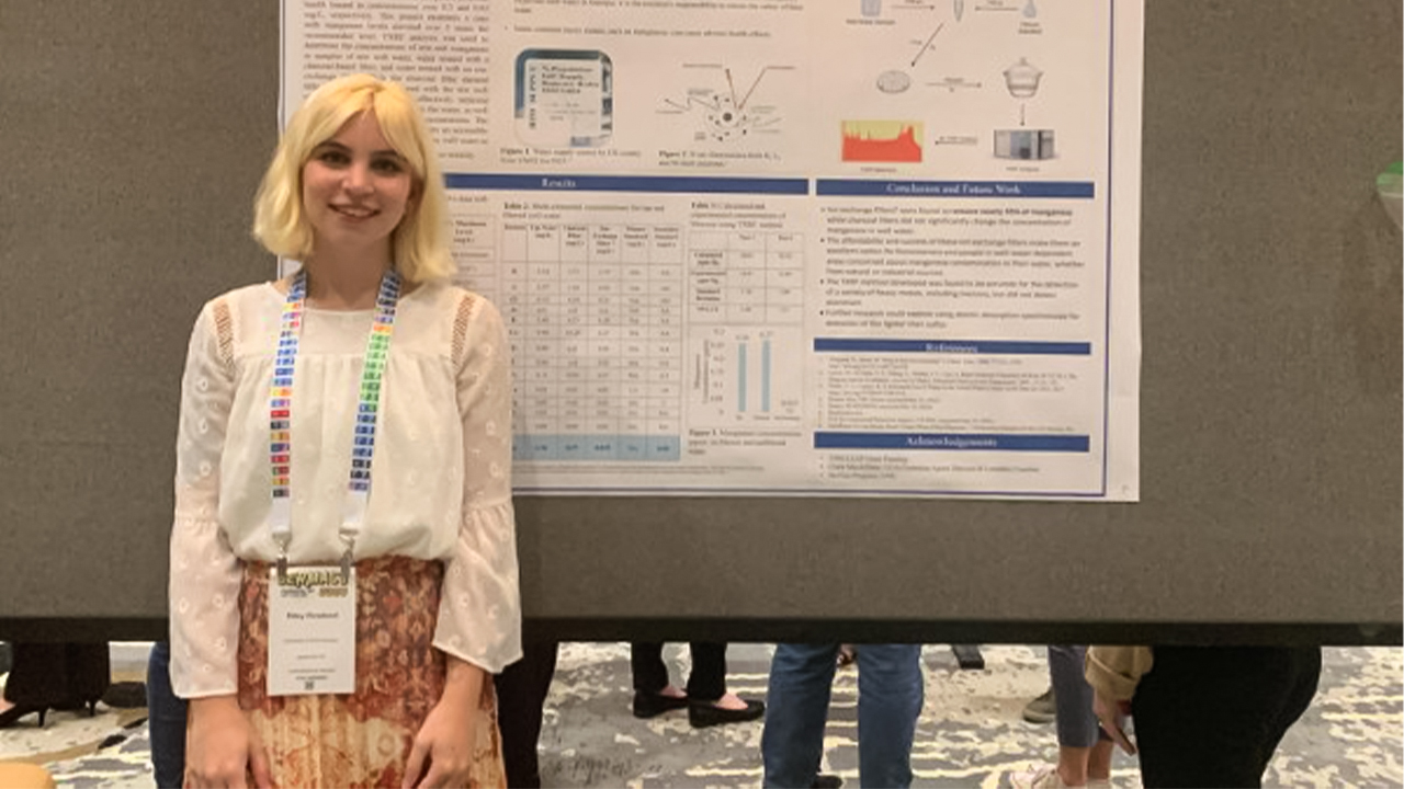 McNair student wins  poster award