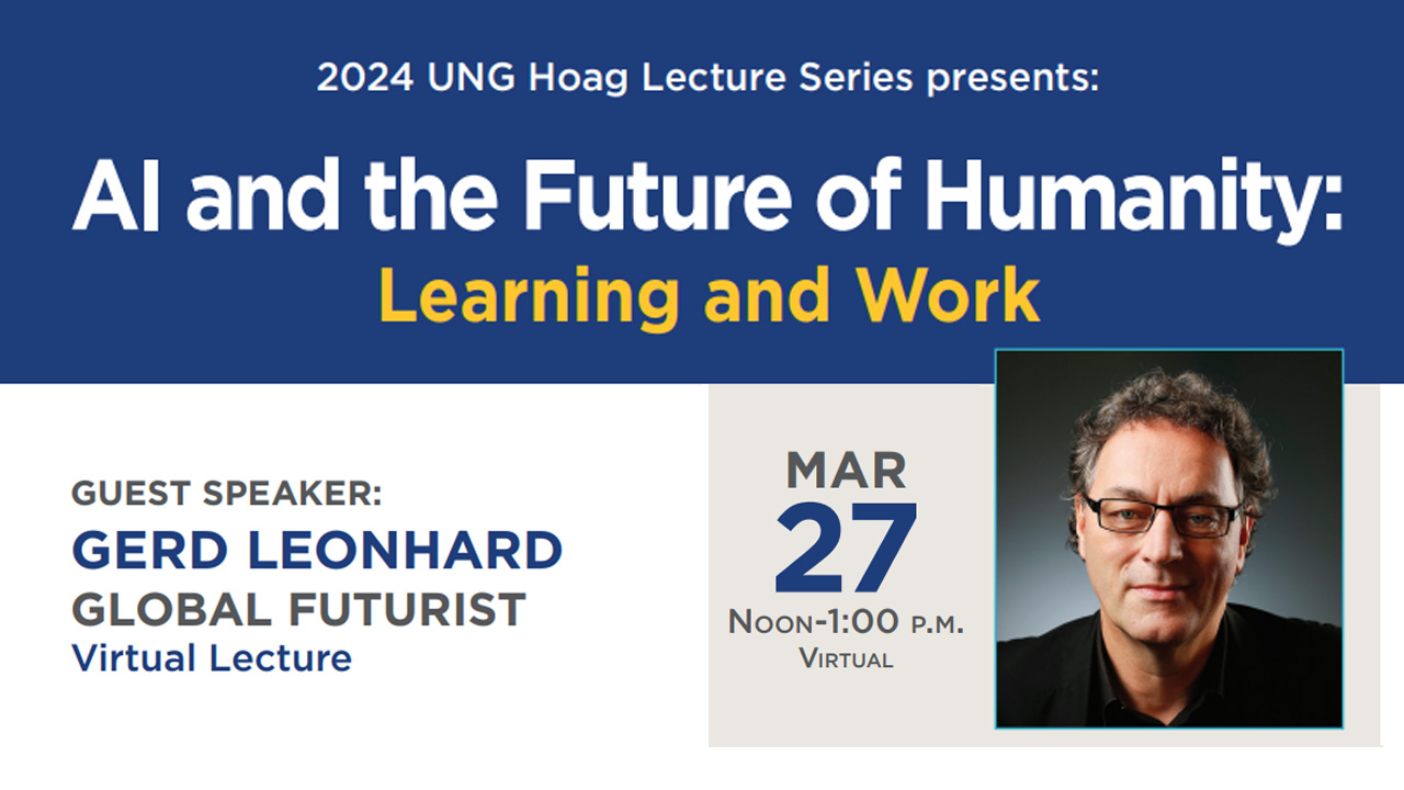 Leonhard presenting at Hoag Lecture Series 