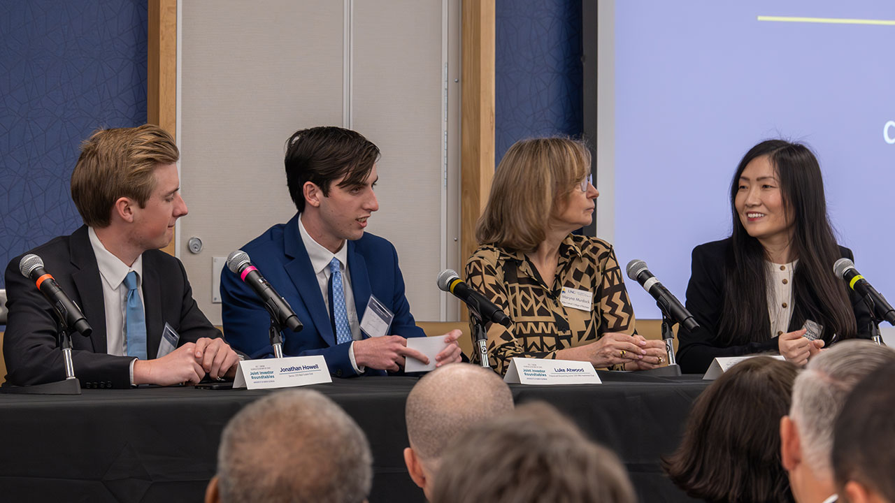 Students, faculty speak at investor roundtables 