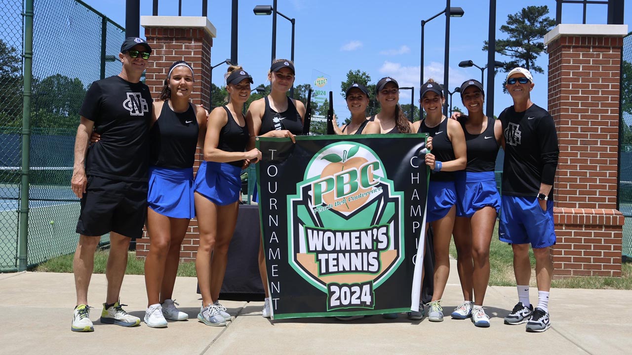 Women's tennis earns first PBC tourney title