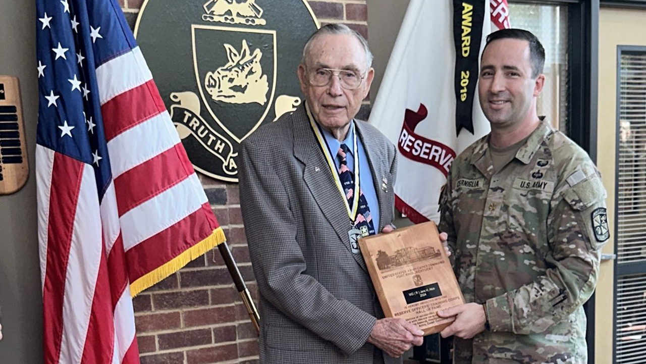 Akin inducted into ROTC Hall of Fame