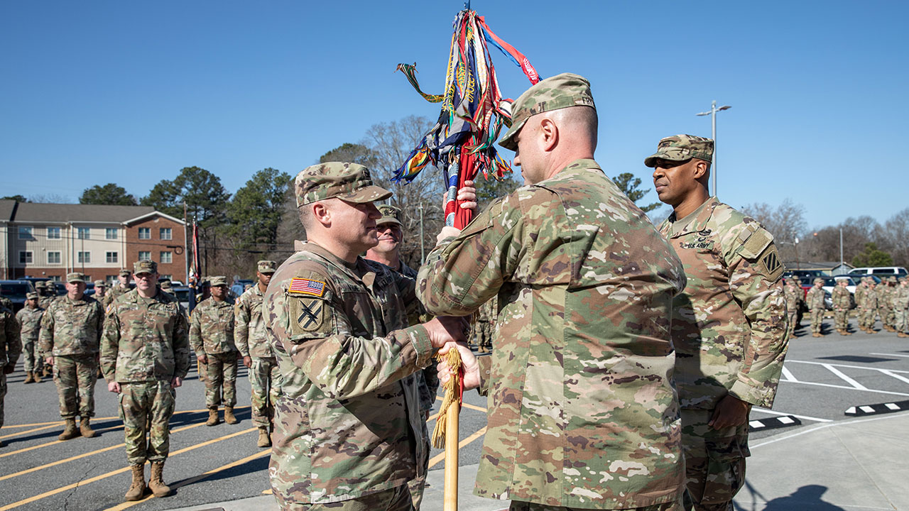 Stone takes command of 48th Brigade in Guard