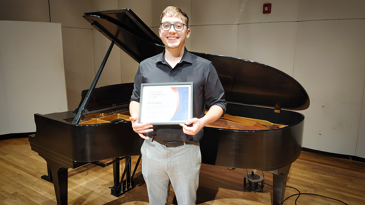 McAdams receives Stravinsky award