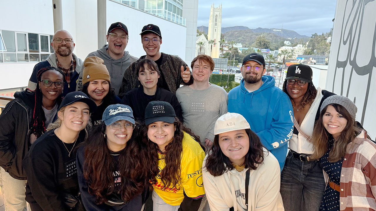 Film students network during L.A. study away