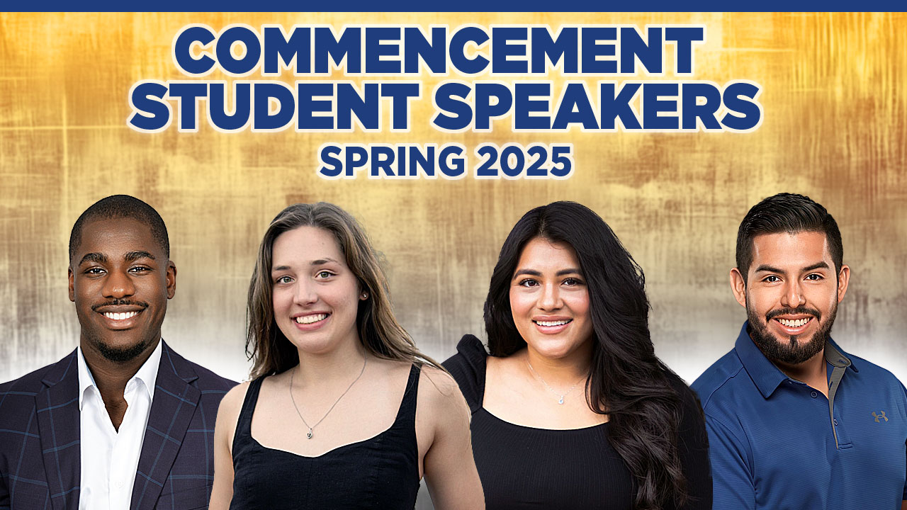 Students selected as commencement speakers