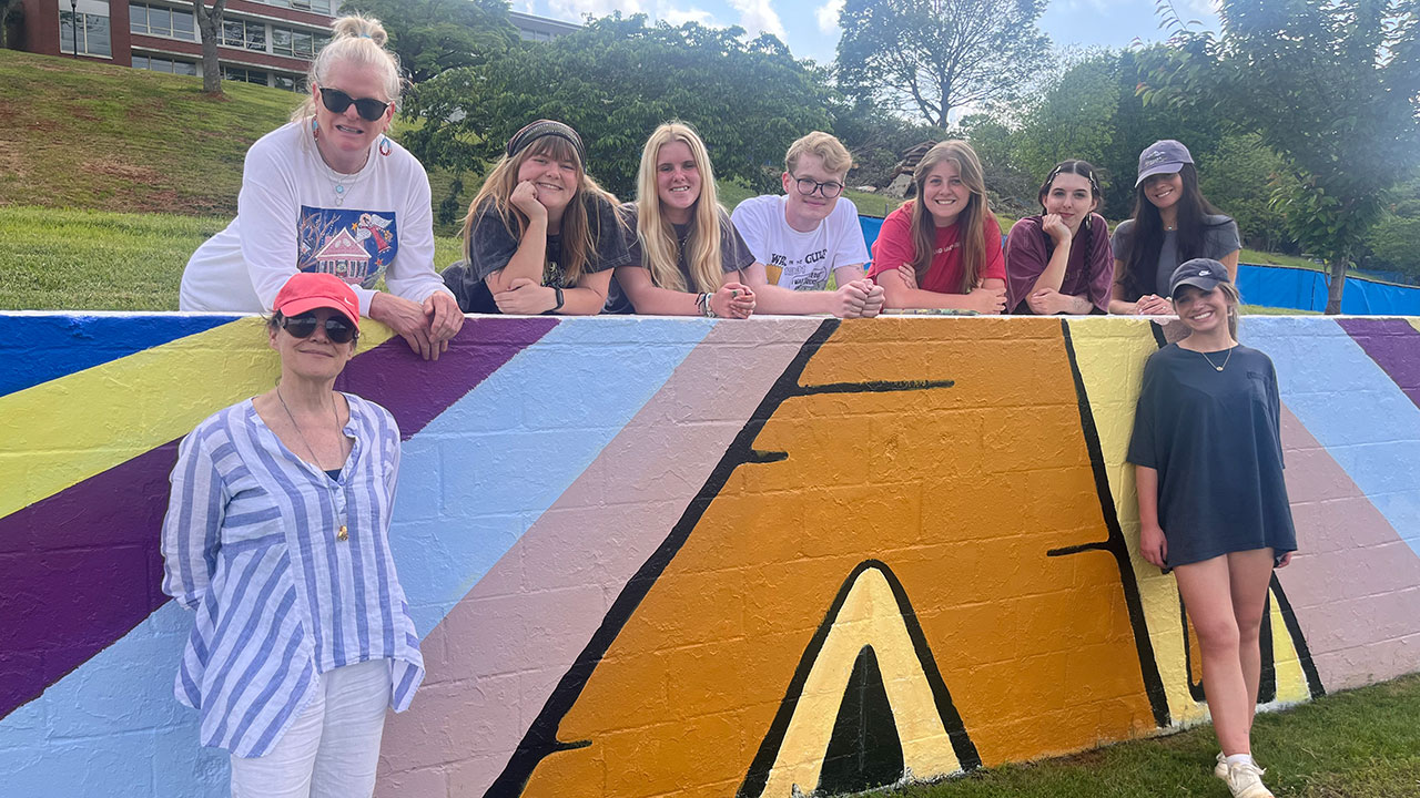 Students create 'What Comes Next' mural