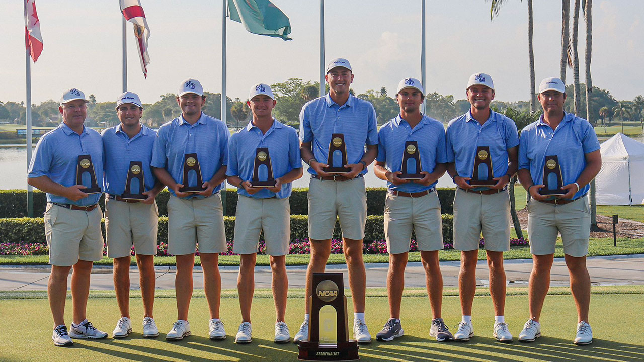 Men's golf finishes in national semifinals
