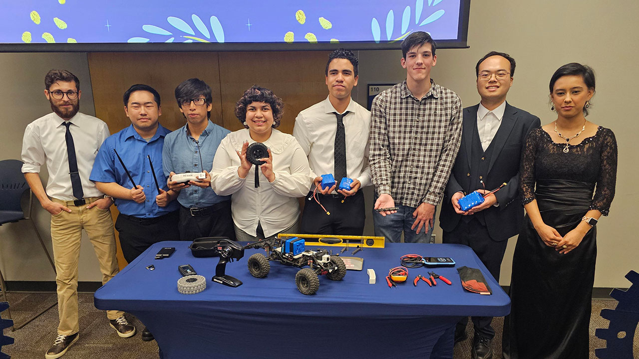 Engineering students partner on research