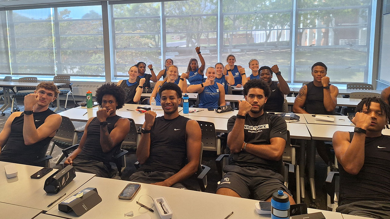 Student-athletes receive WHOOP wearables