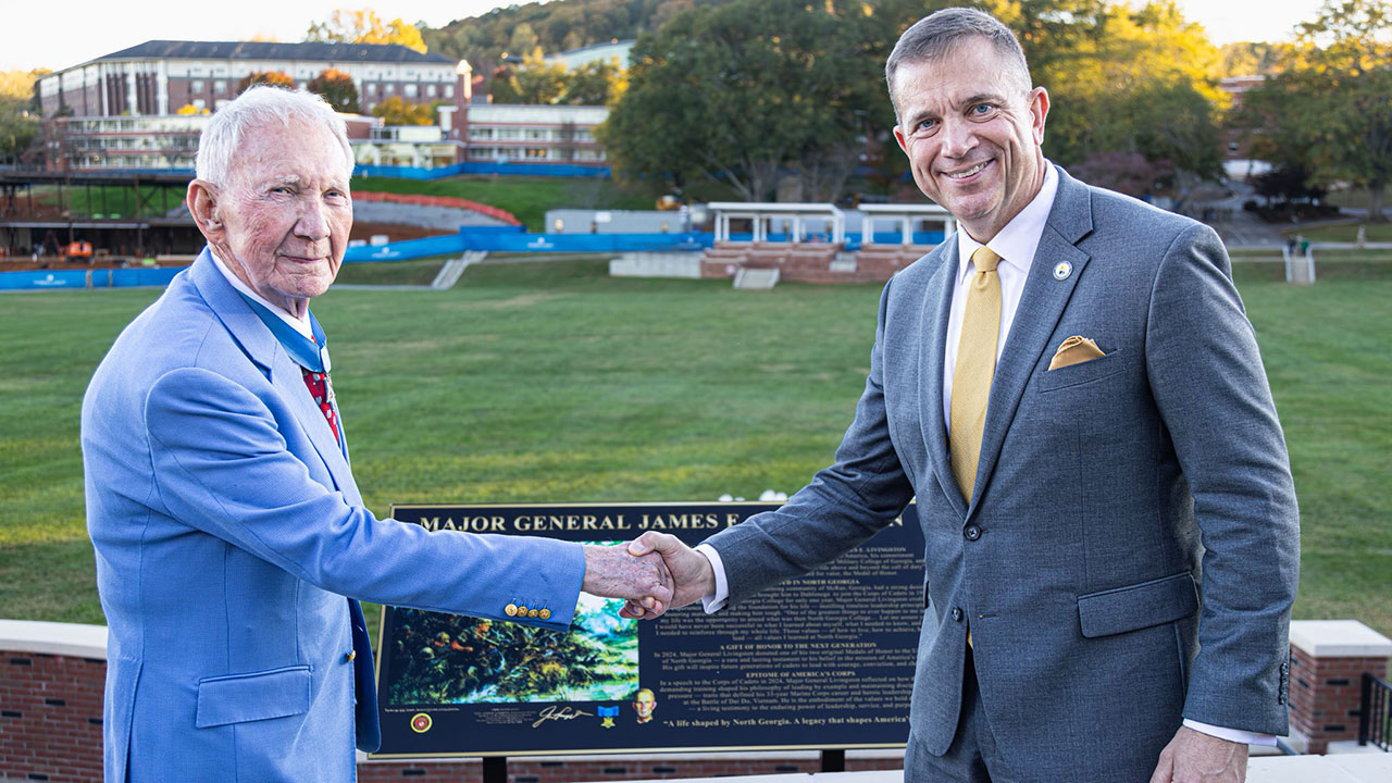 UNG dedicates Livingston Plaza