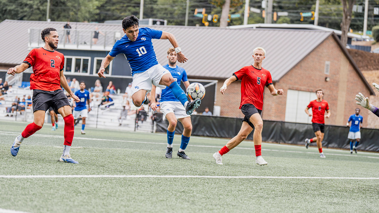 Men's soccer team secures PBC title